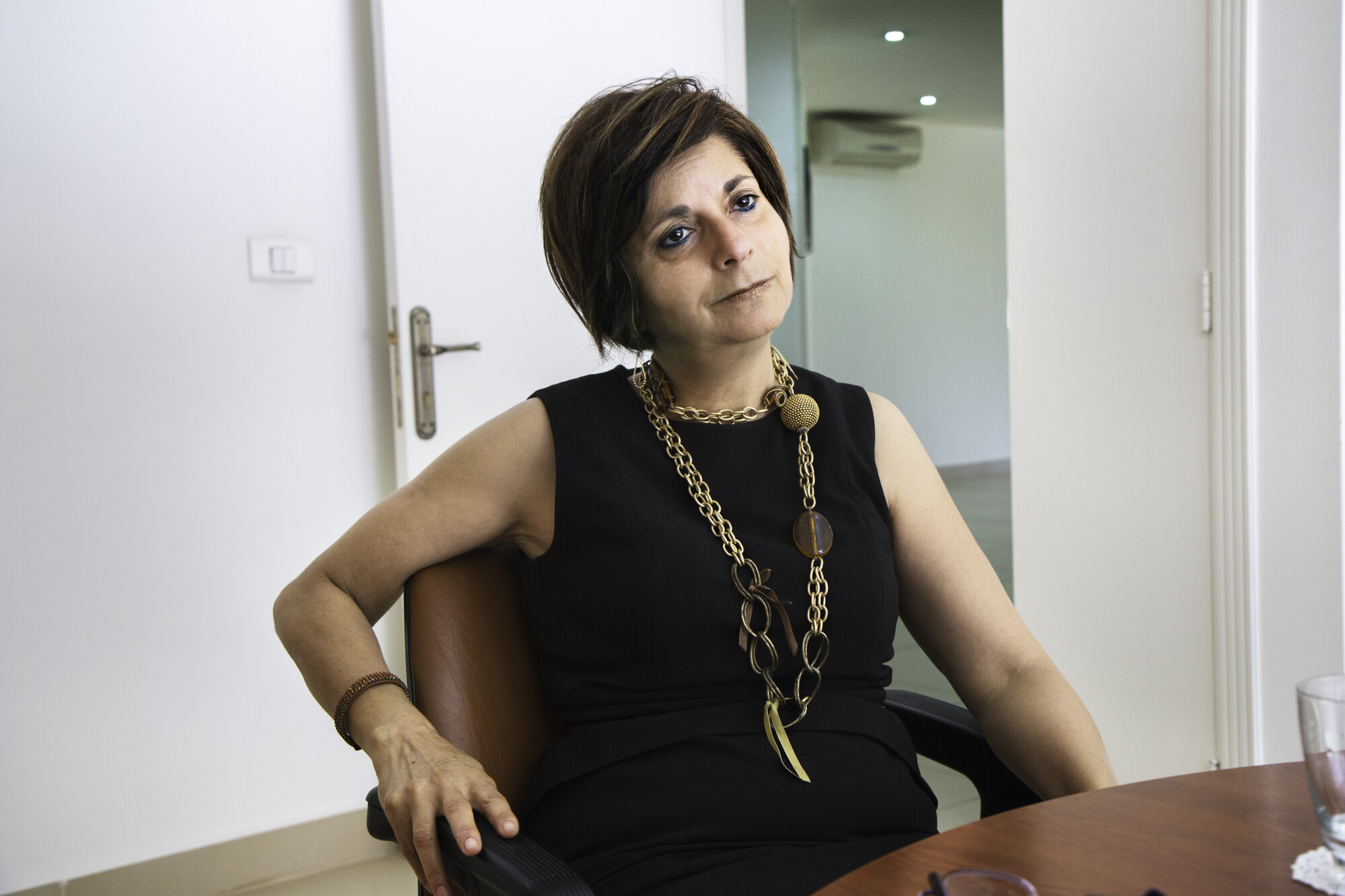 Bildet viser Helen Samaha Nuwayhid, president i det libanesiske sykepleierforbundet.