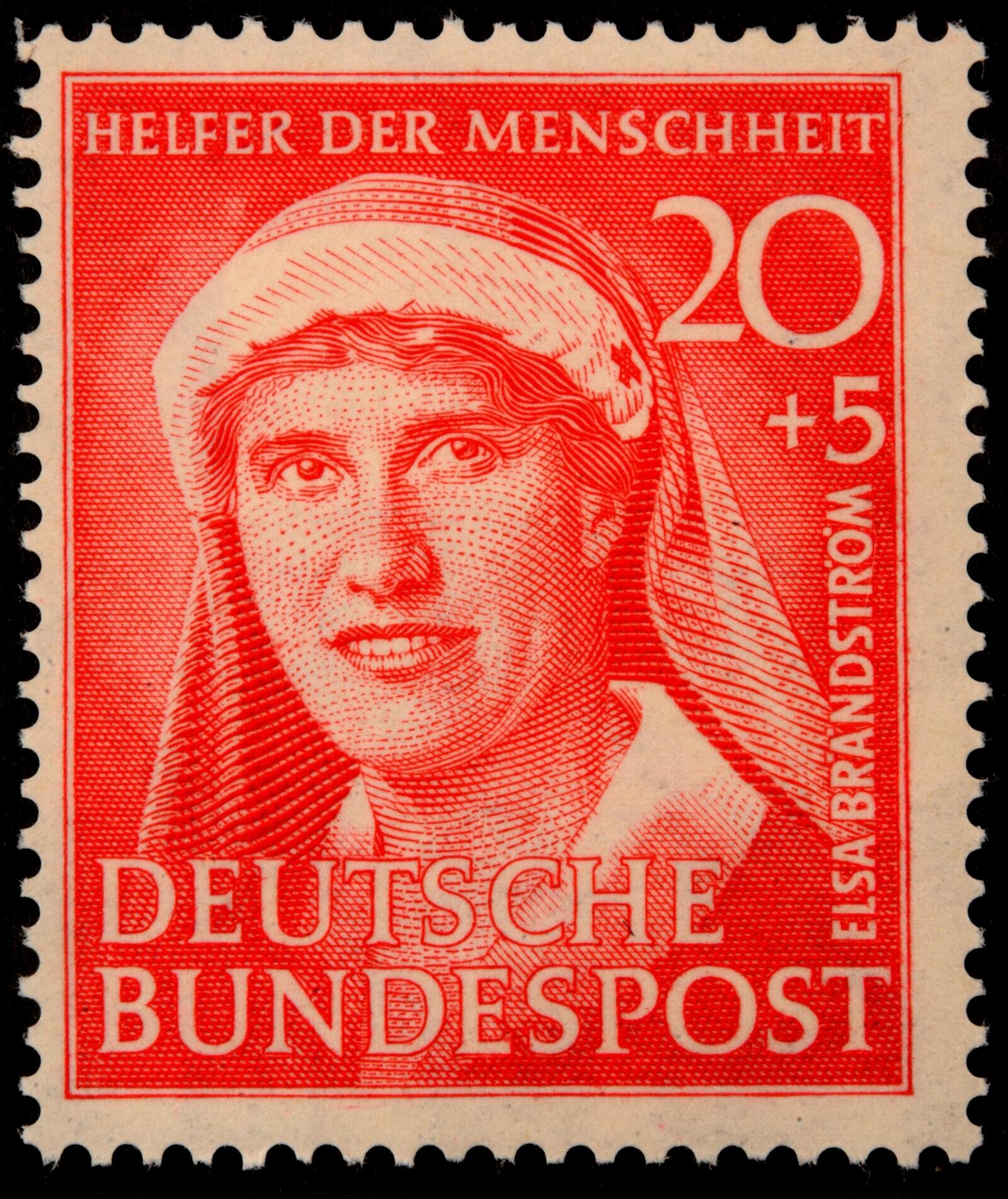 Elsa Brändström som frimerke