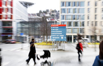 Eksteriør fra St. Olavs hospital i Trondheim