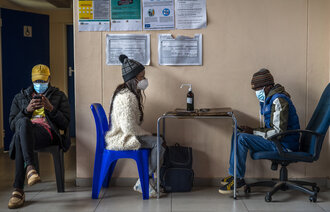 Vaksinekontor i Soweto