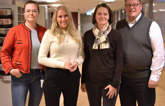 Bildet viser Silje Naustvik, Lill Sverresdatter Larsen, Kirsten Brubakk og Kai Øivind Brenden.