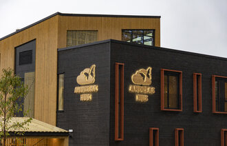 Bildet viser Andreas hus i Kristiansand