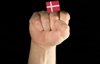 Bilde av dansk flagg