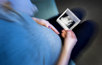 gravid med ultralydbilde