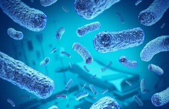 Bildet er et illustrasjonsfoto av bakterier og virus.