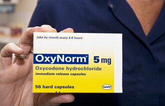 Bildet viser en pakke med OxyNorm