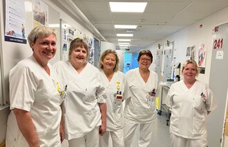 Bildet viser sykepleiere på Nordlandssykehuset