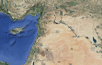 Google map skjermdump av kart over Syria