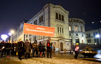 bildet viser 8. marstog fra 2018