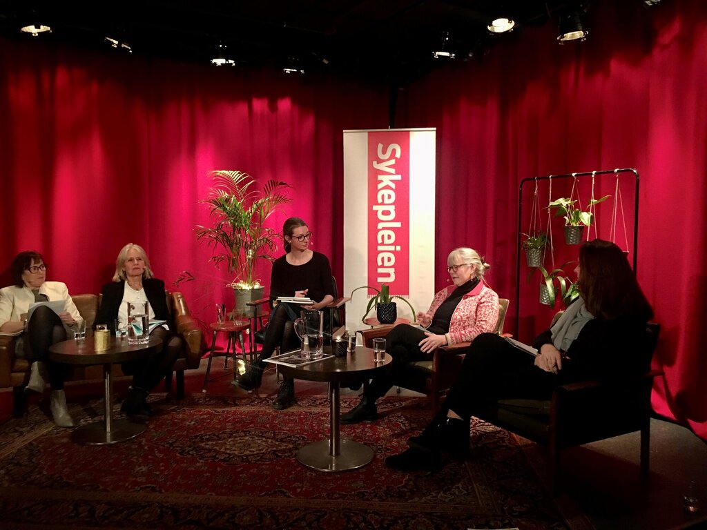 Bilde fra panelsamtale om håp på Kulturhuset i Oslo.