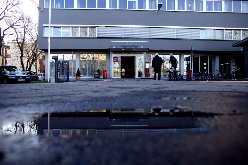 Bildet viser legevakten i Oslo.