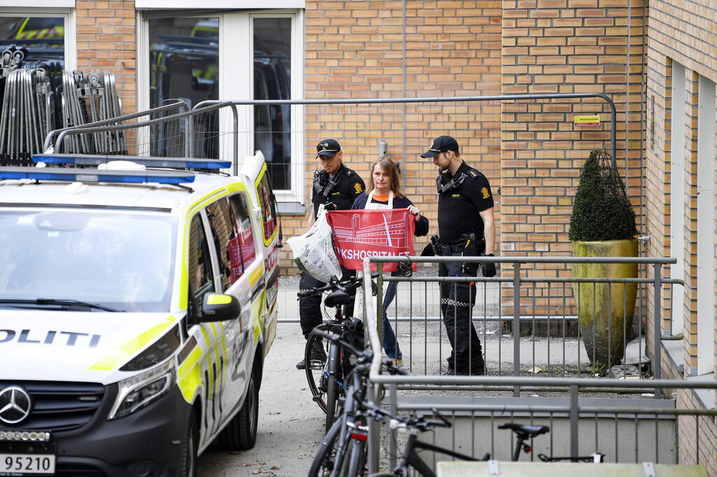 lederen for aksjonen arresteres på ullevål