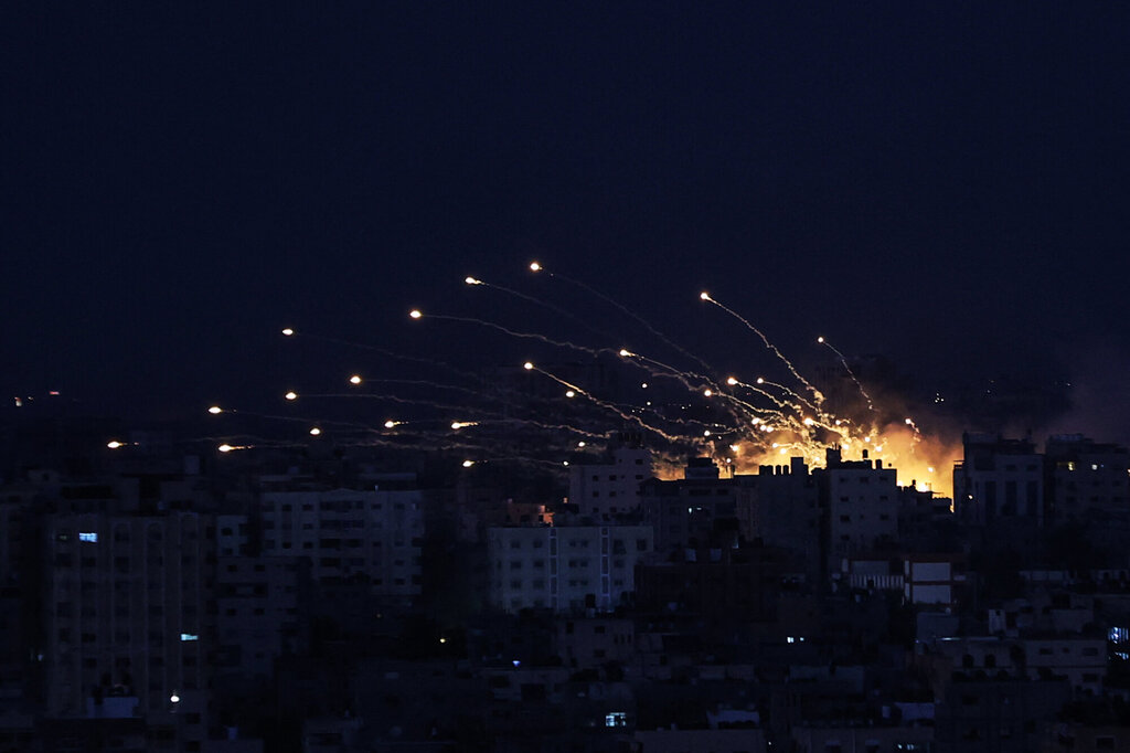 Israelske bomber over Gaza