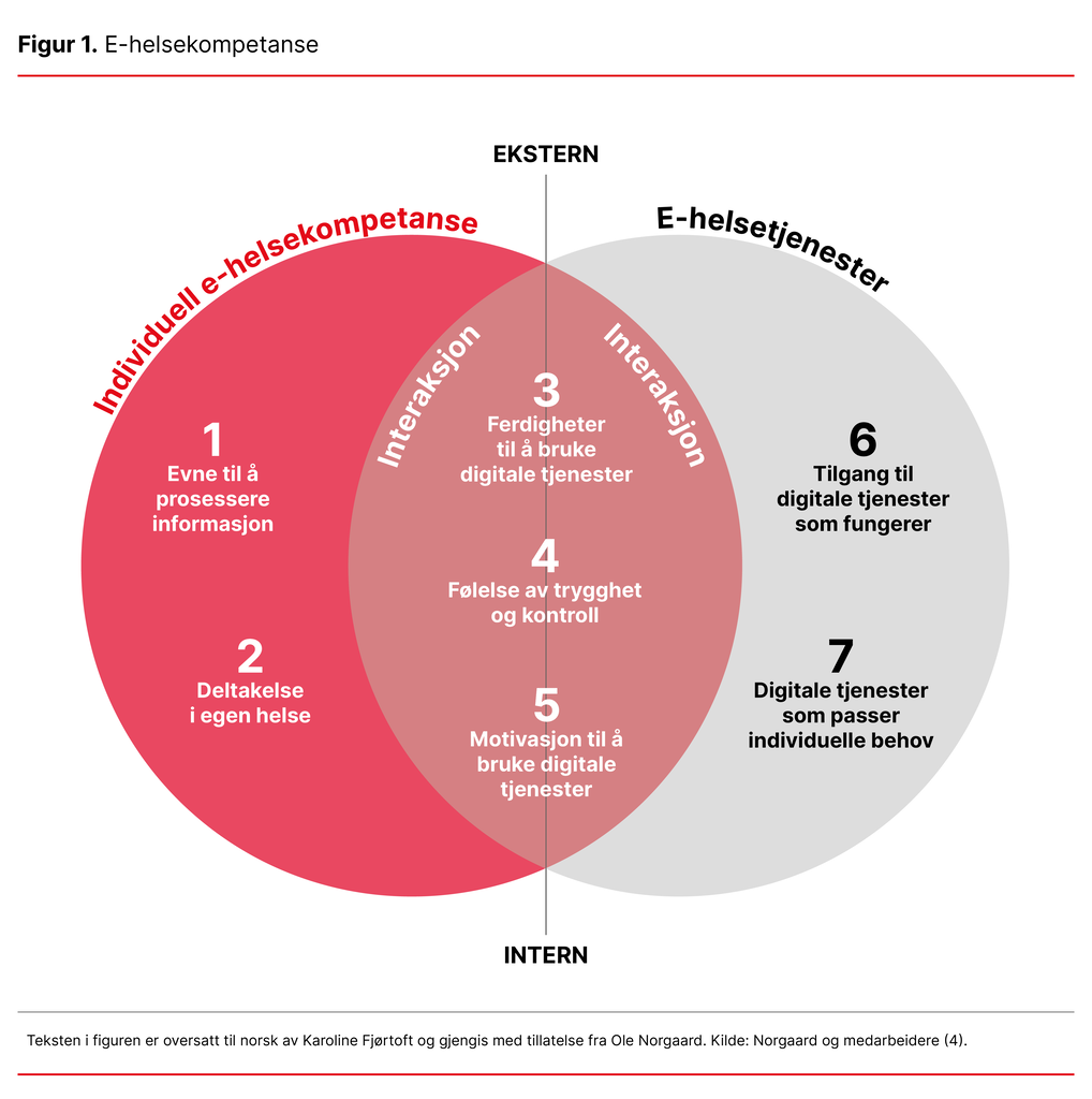 Figur 1. E-helsekompetanse