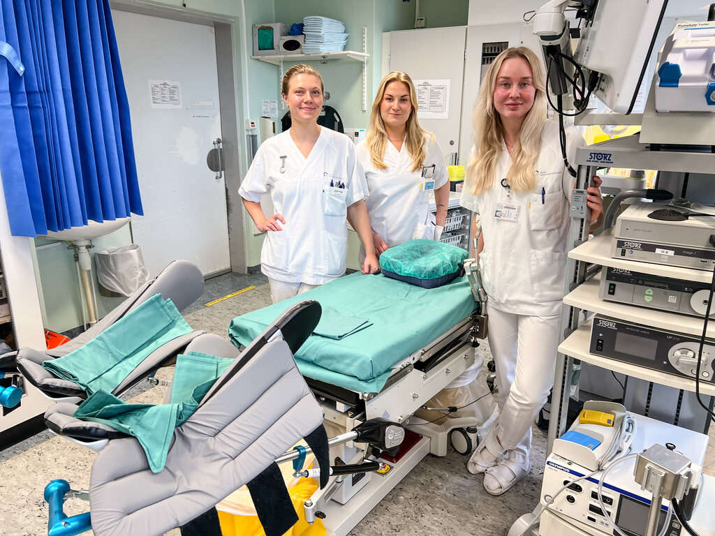 Bildet viser Jenny Sand-Deinboll, Hedda Nilsen og Sanne Kolstad-Musum.