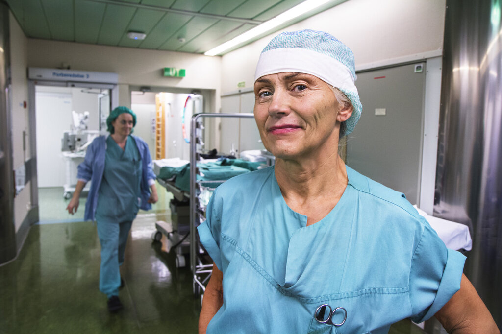 Anestesisykepleier Brigitte Schmidt