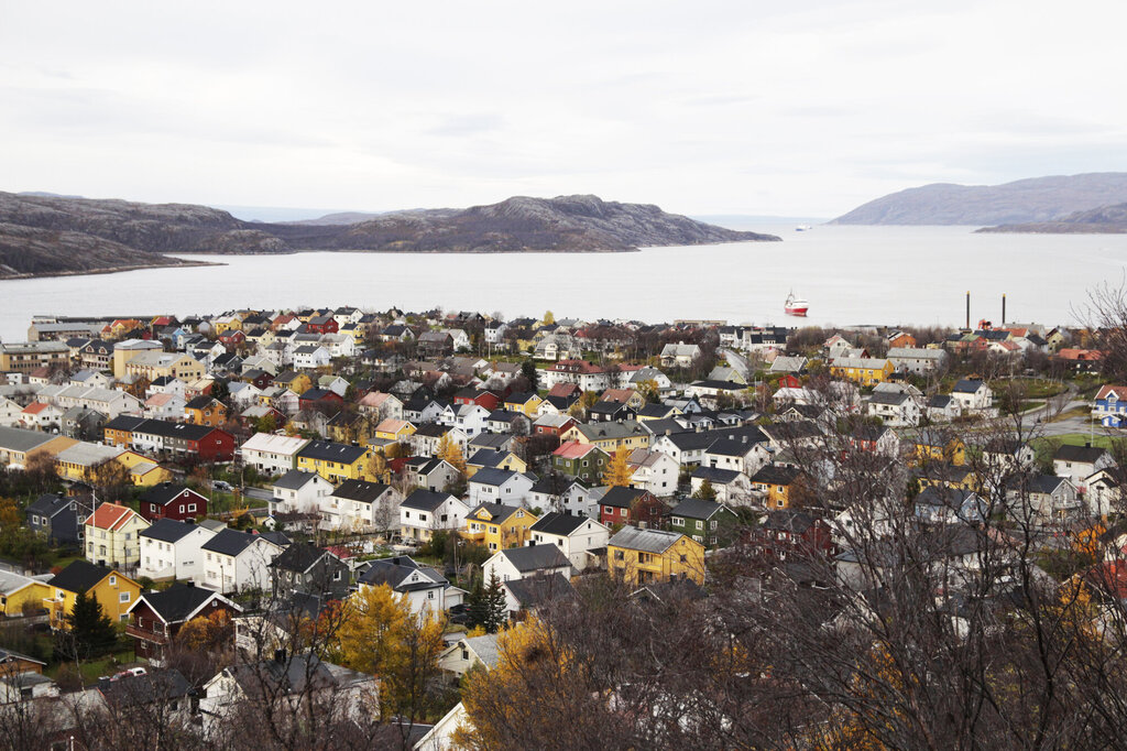 Bildet vkiser Kirkenes