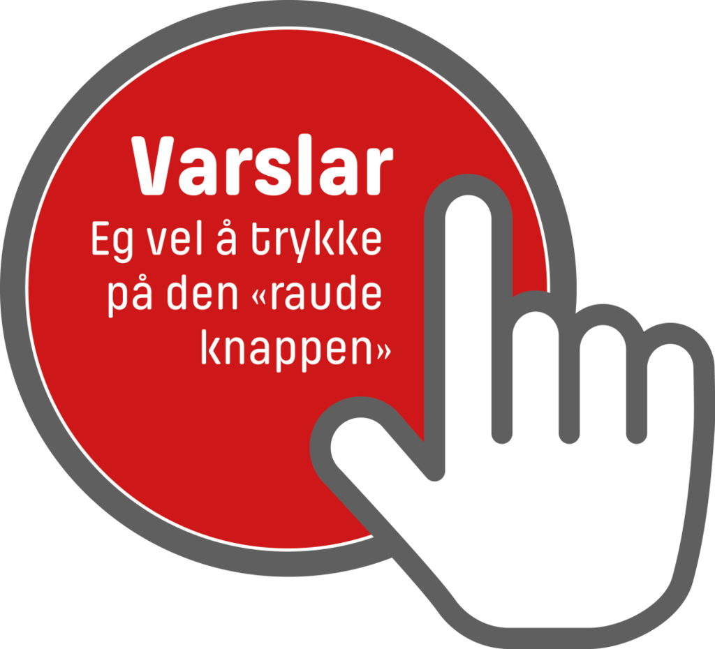 Bildet viser det røde emblemet fra intranettet i Helse Vest