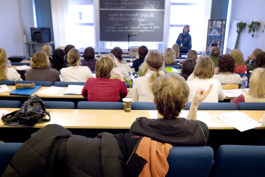 Studenter på forelesning