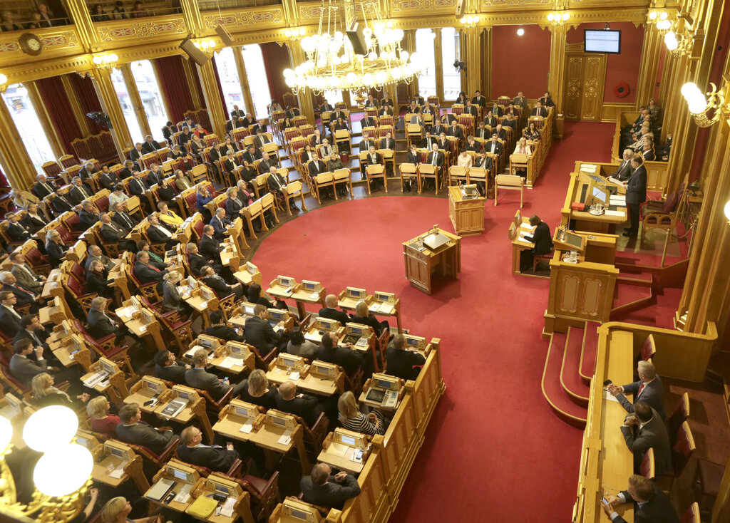 Bildet viser Stortinget