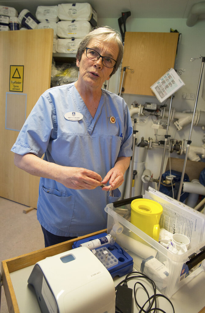 Brit H. Ahlsen er norsk sykepleier på Trygghetshotellet