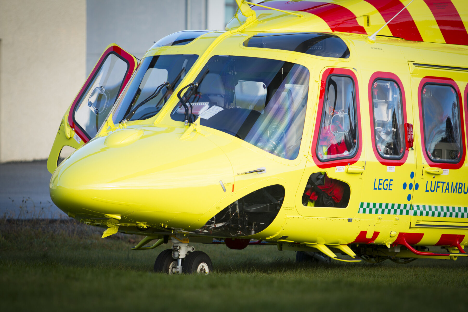 Luftambulanse Bildet viser en luftambulanse.