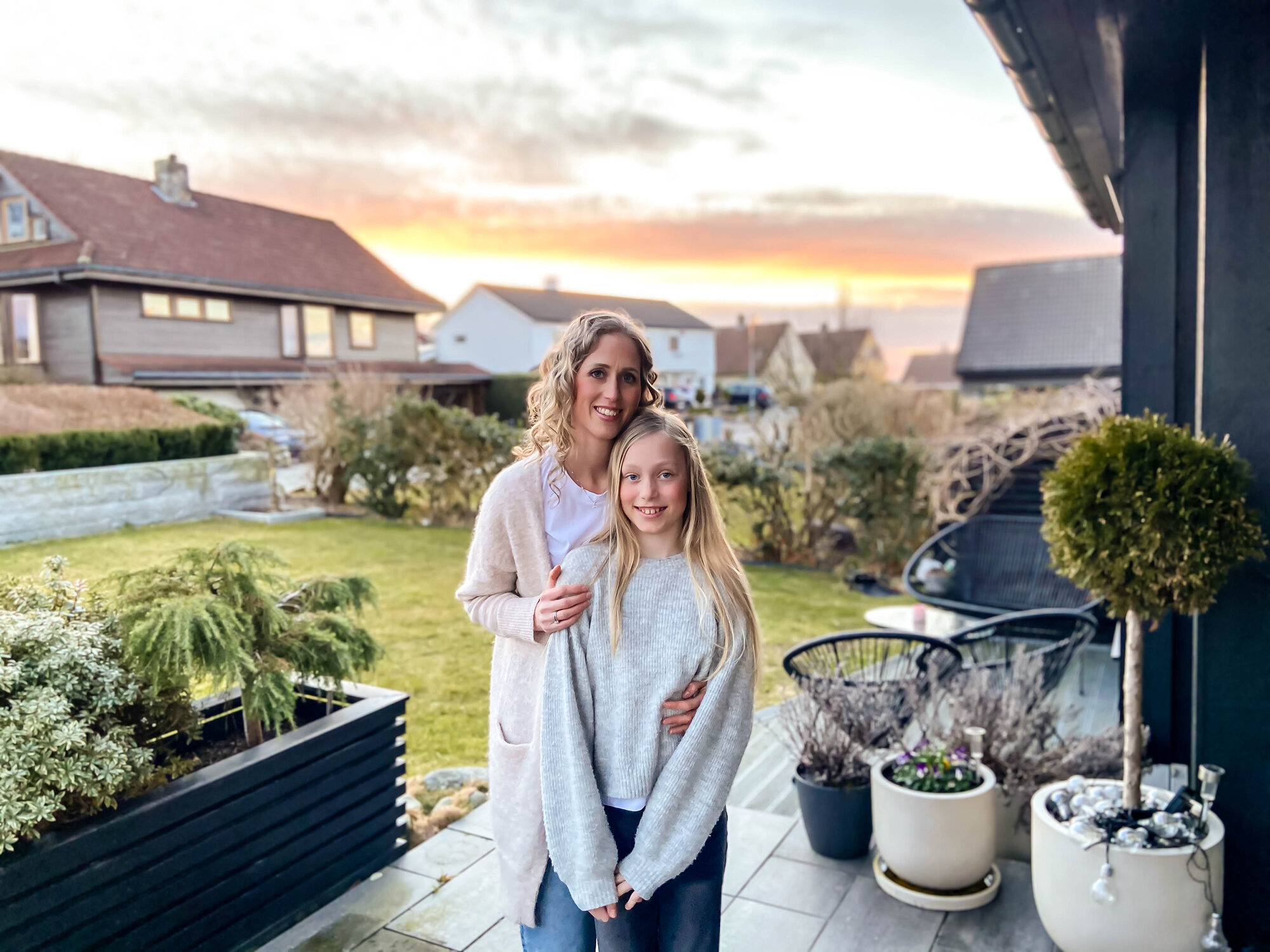 Elisabeth Fallentin og datteren Thea Elisabeth Fallentin og datteren Thea