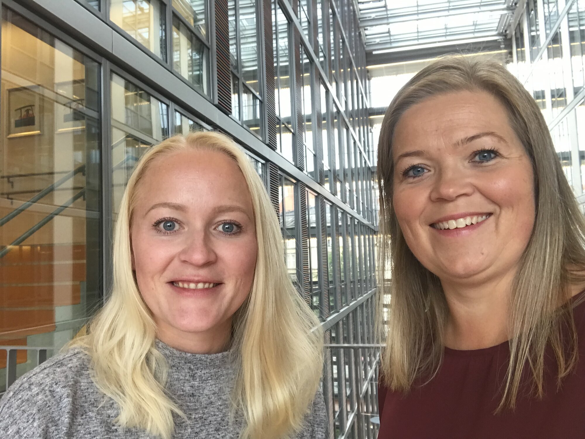 Martine Gyth-Dehli, Anna-Lilja Bjørnsdottir Bildet viser Martine Gyth-Dehli og Anna-Lilja Bjørnsdottir.