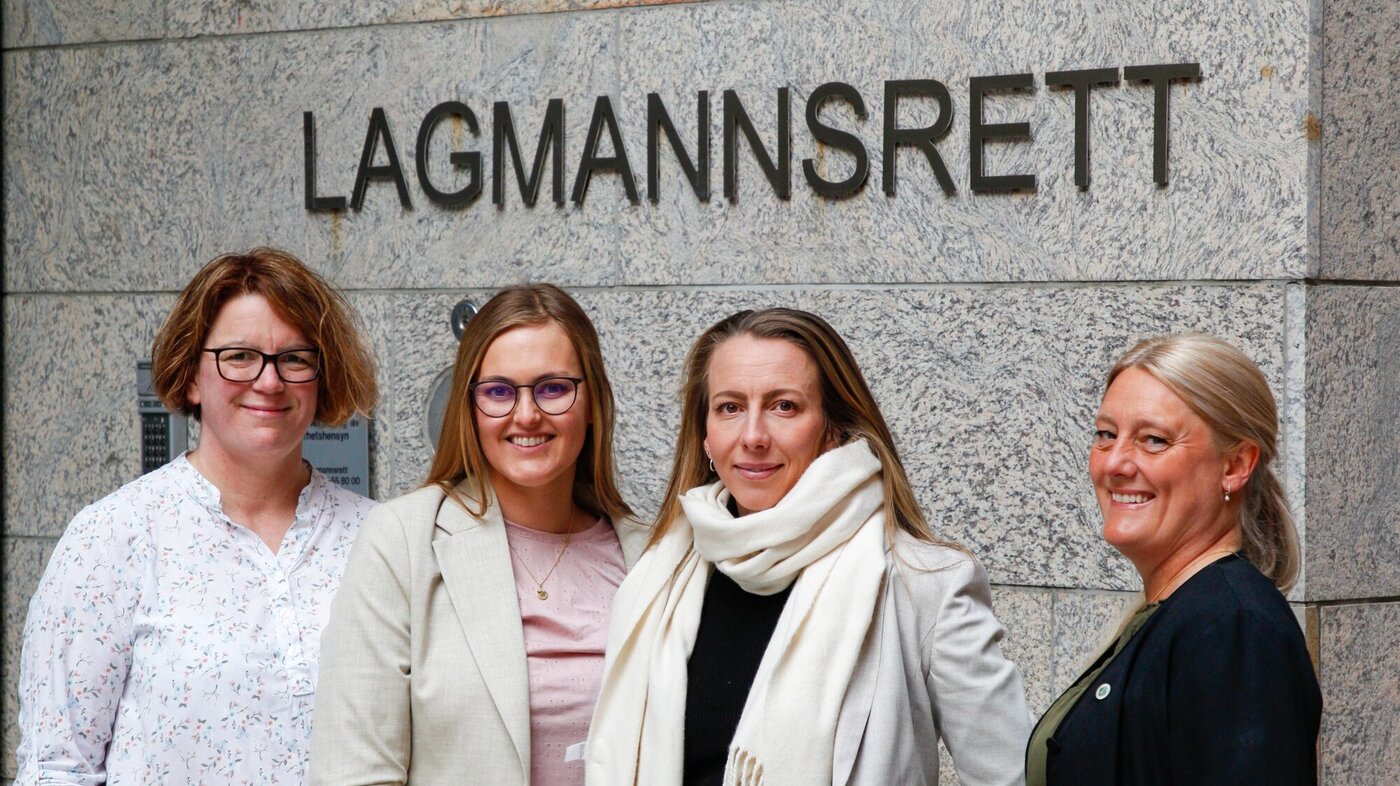 Maria Worren Vågsholm, Ann Christin Skrøder, Agnethe Karlsen og Elin Gunther Jensen