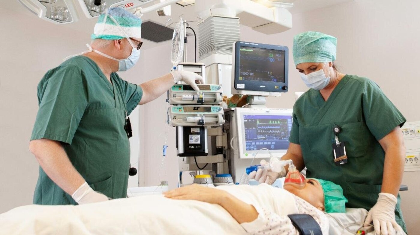 To anestesisykepleiere og en pasient