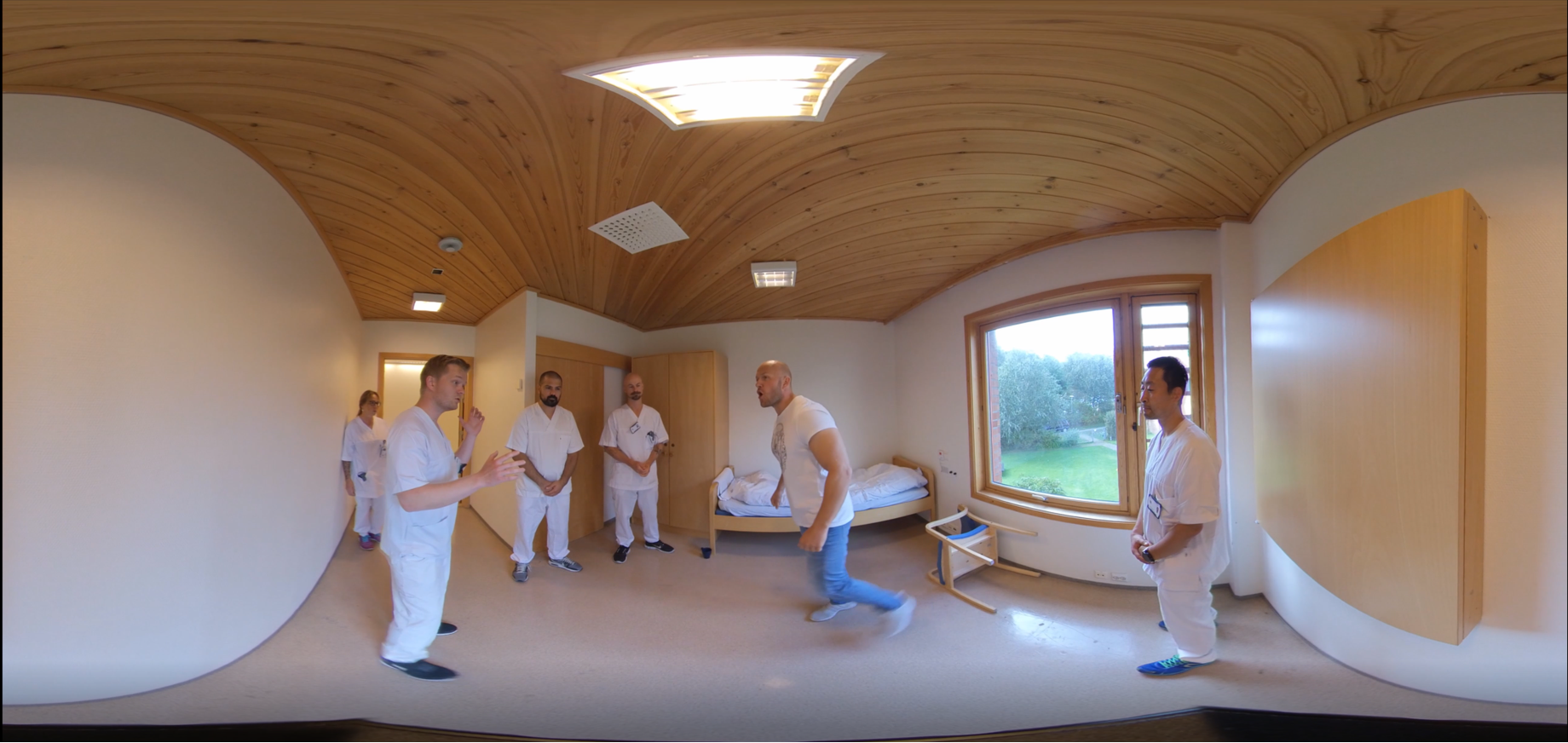 Still fra VR-simulering ved SUS Still fra VR-simulering ved SUS