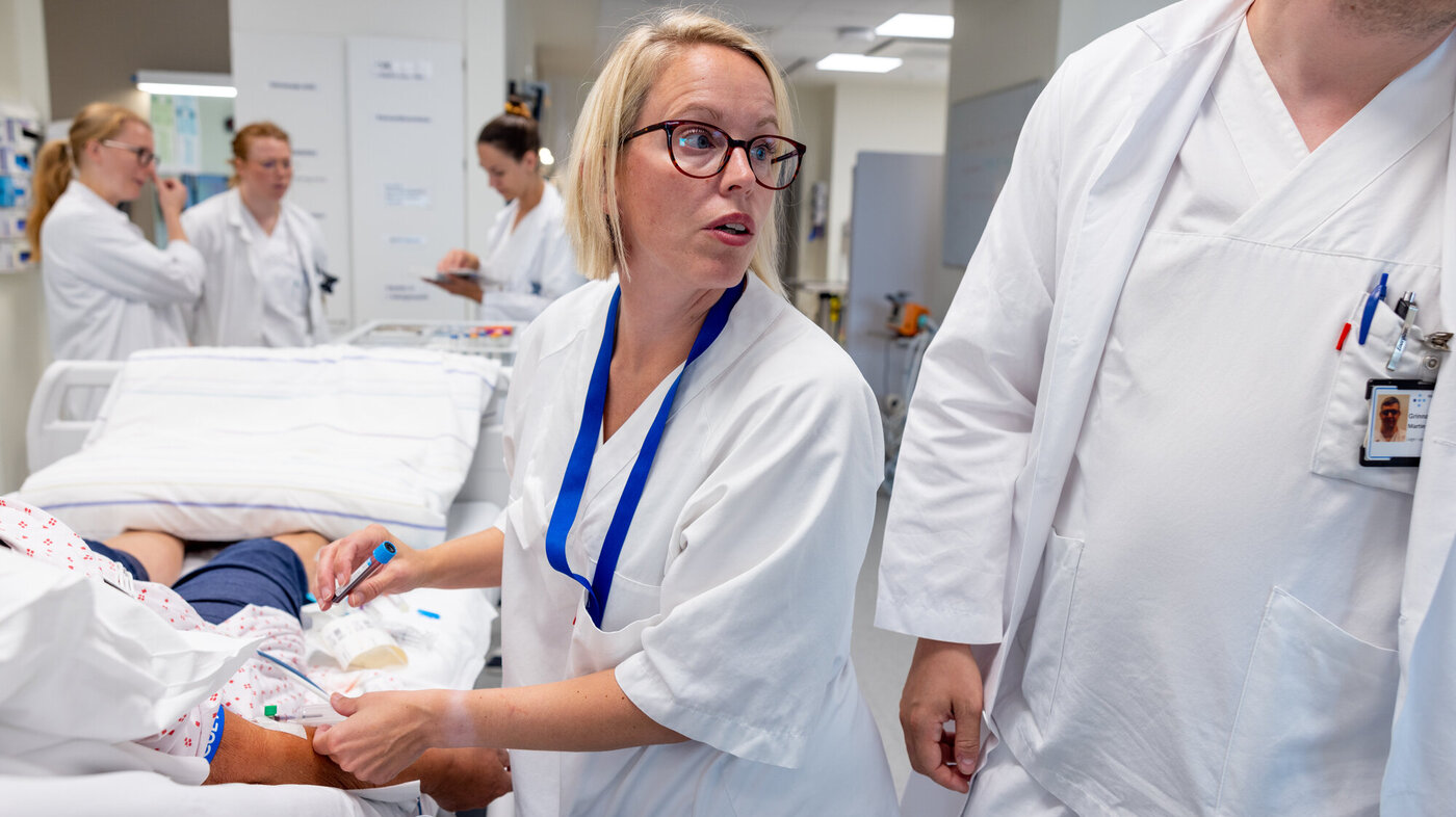Hagfjäll-Lande i akuttsituasjon bildet viser Hagfjäll-Lande i akuttsituasjon