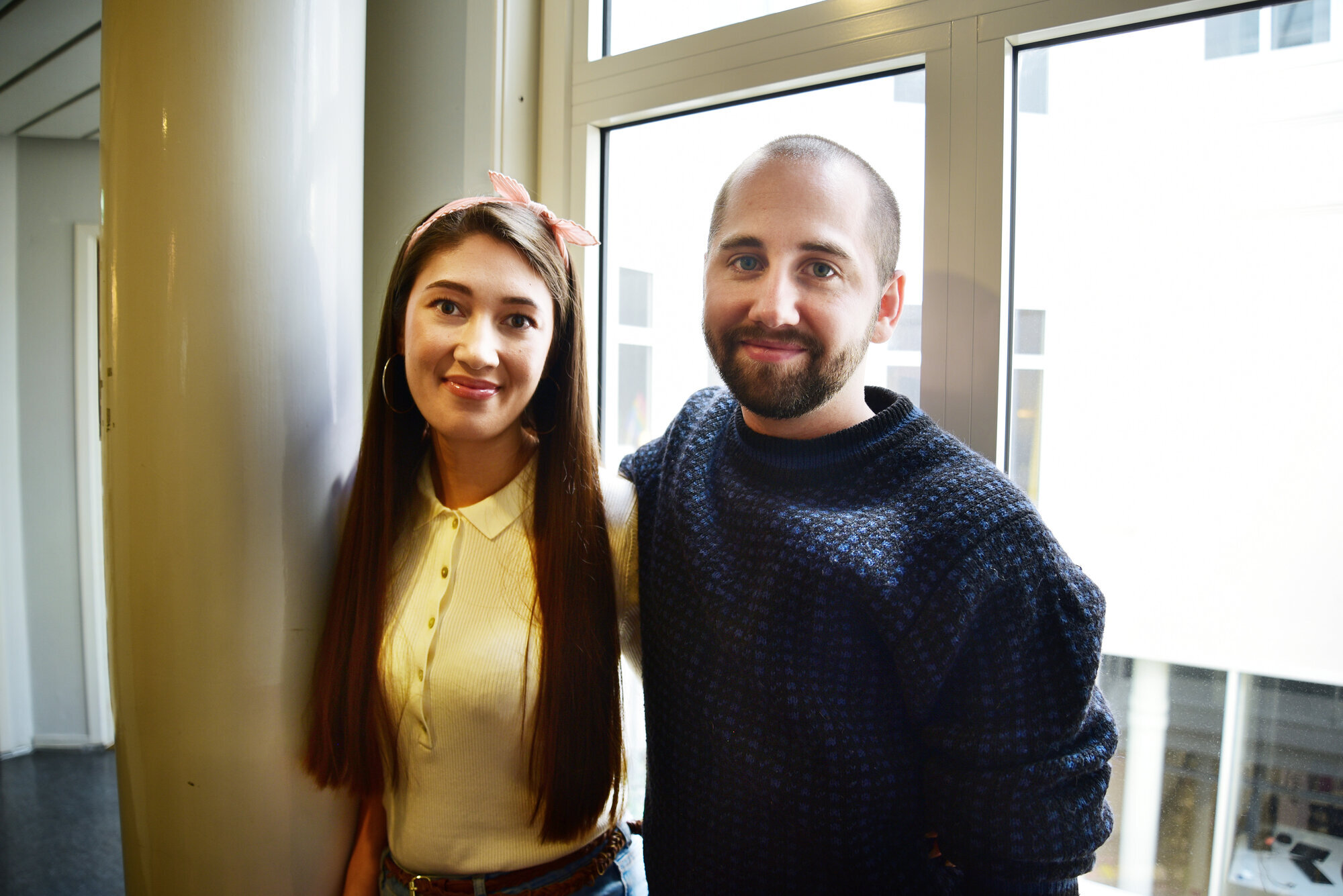 Pro Senteret Rebecca Olsen og Aleksander Sørlie jobber på Pro Senteret
