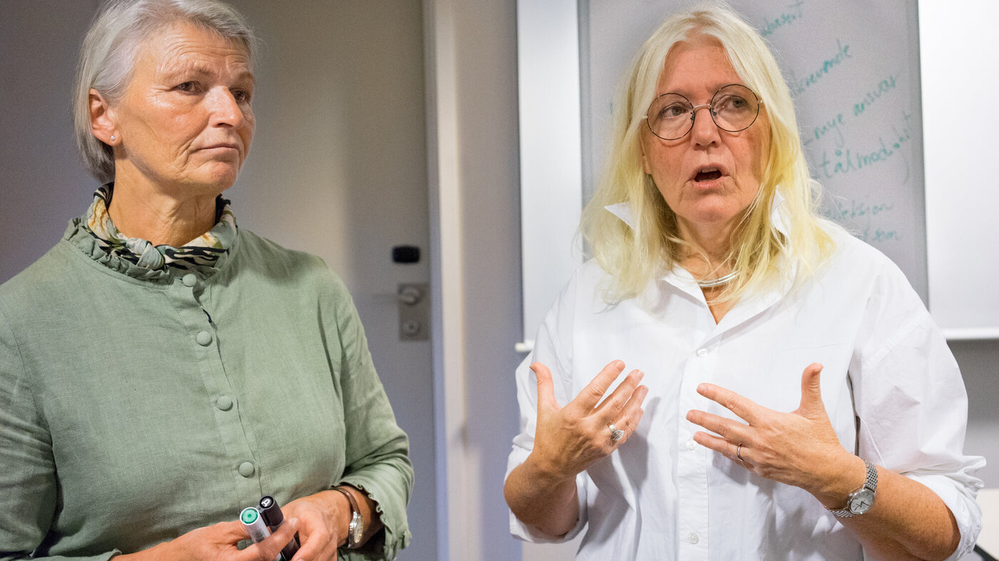 Marthe Eklund og Ingunn Vatnøy bildet viser Marthe og Igunn