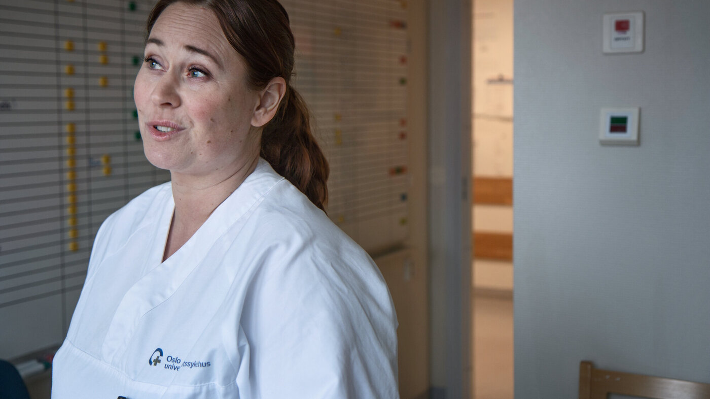 Bildet viser Linda Garnås Paaske, sykepleier og enhetsleder, urologen, Aker sykehus