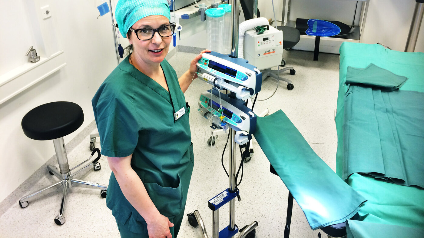 Therese Jenssen Finjarn, leder i Anestesisykepleiernes Landsgruppe av NSF Therese Jenssen Finjarn, leder i Anestesisykepleiernes Landsgruppe av NSF