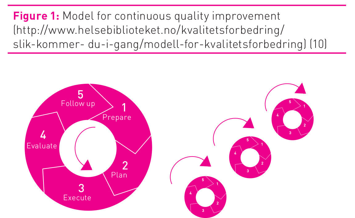 Figure 1 Figure 1: Model for continuous quality improvement