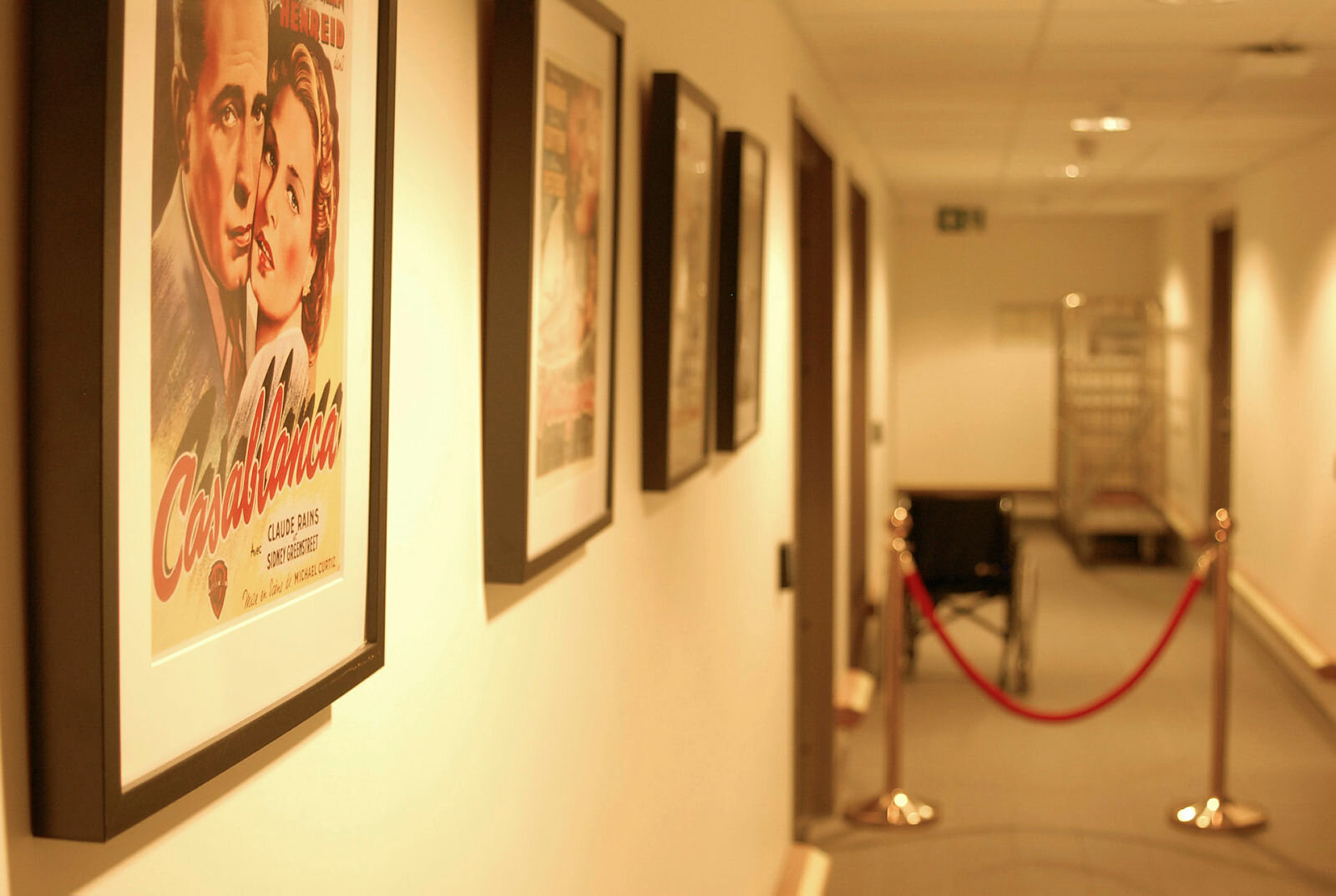 hovseterhjemmet filmrom Inngang til filmrommet på Hovseterhjemmet