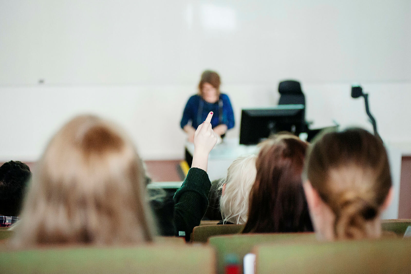 Bildene viser studenter fra Høgskolen i Oslo