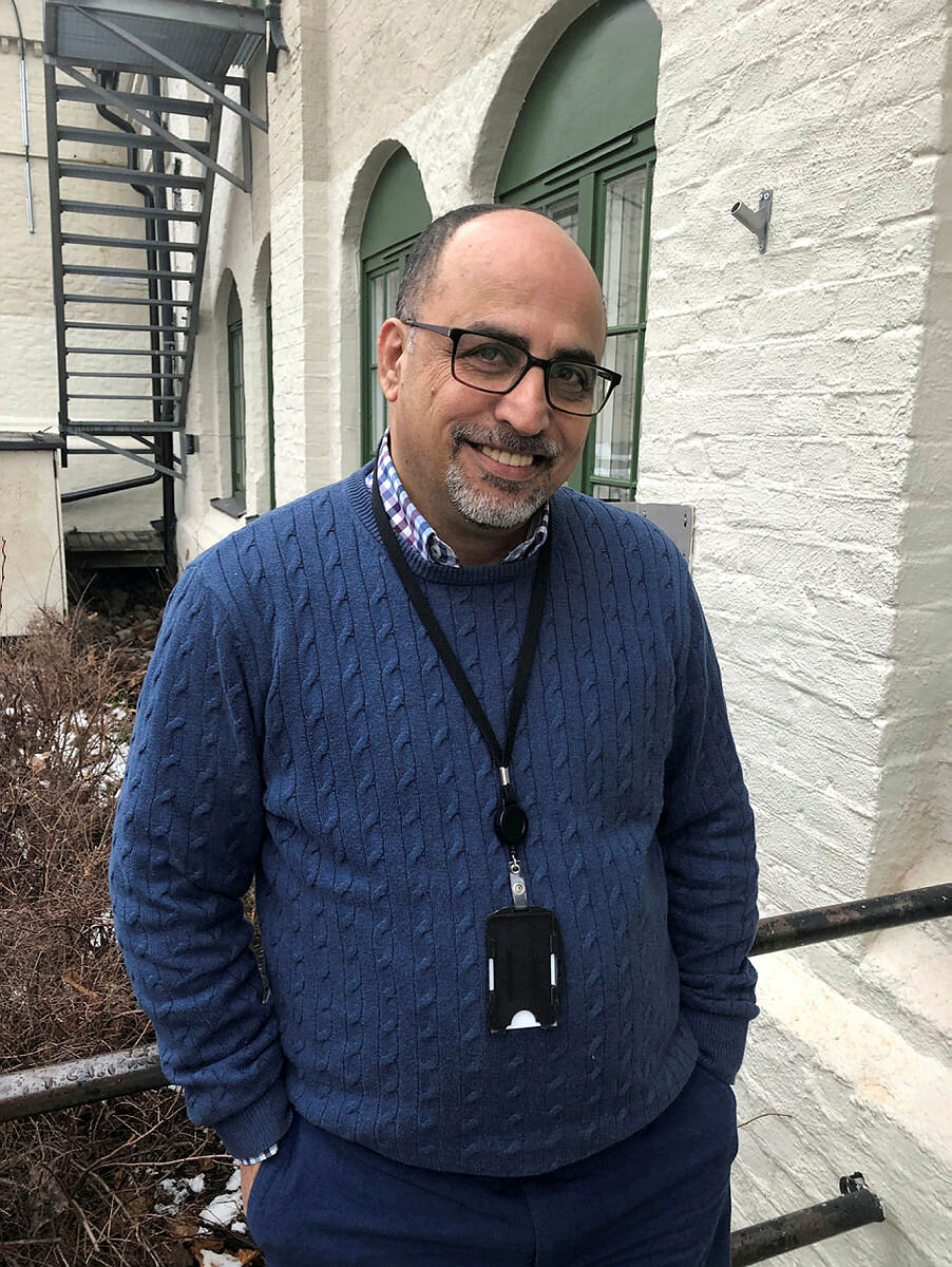 Abdallah Abudayya Bildet viser Abdallah Abudayya, palestins sykepleier, førsteamanuensis ved VID vitenskapelige høgskole.