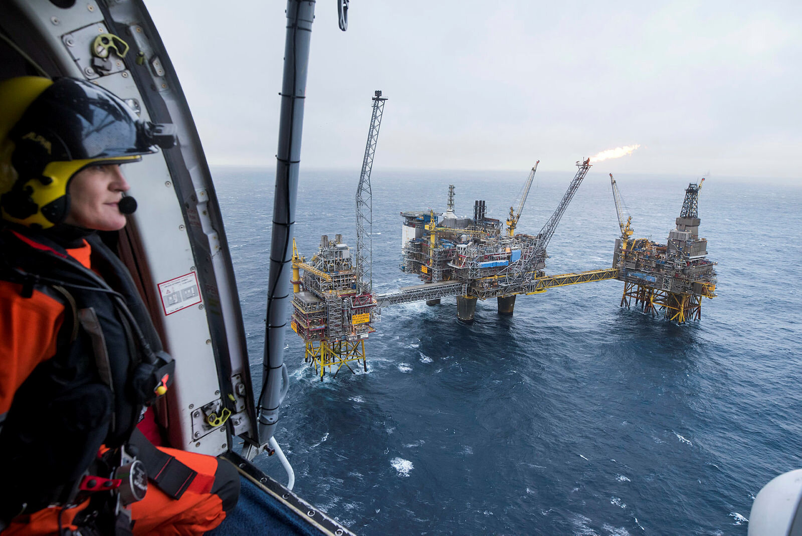 Offshore Fra Oseberg feltsenter.