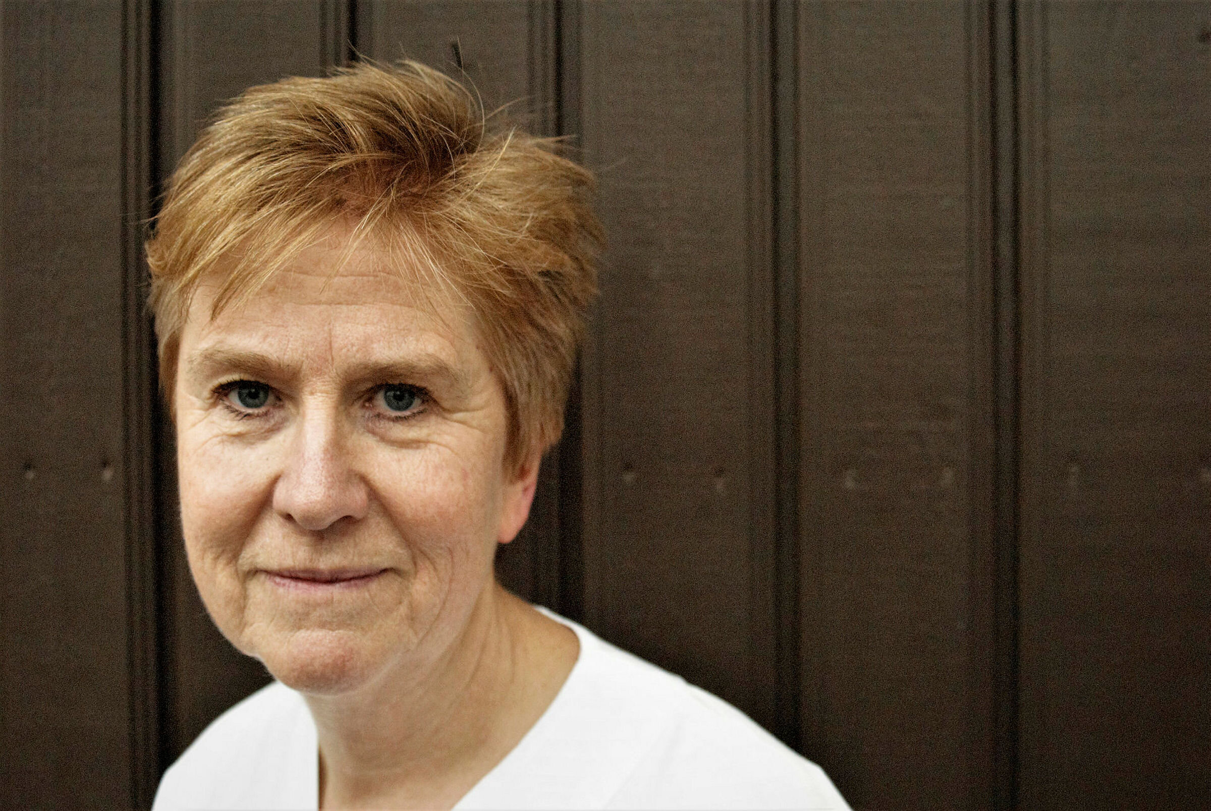 Bente Westad Portrett av kreftsykepleier Bente Westad