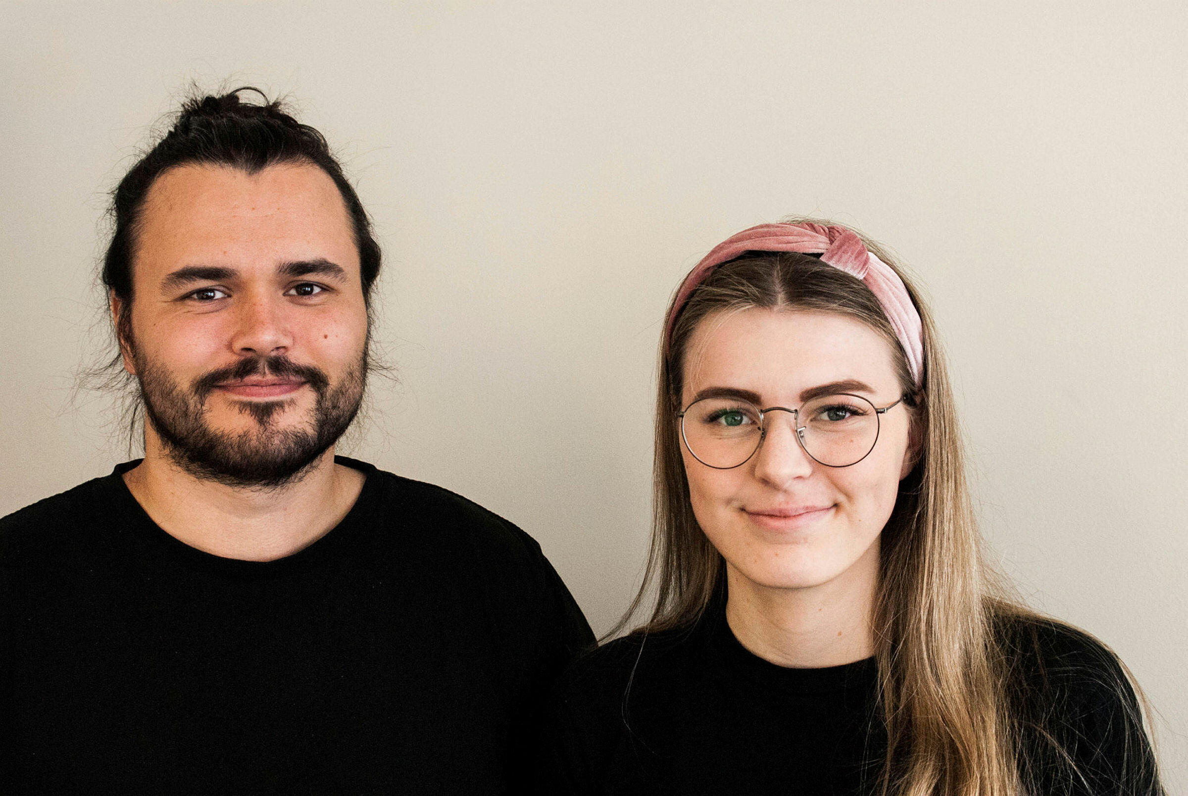 NSF Student-ledere 2019 Portrett av leder Ingvild Berg Lauritsen og nestleder Martin Ottesen Wichstad i NSF Student