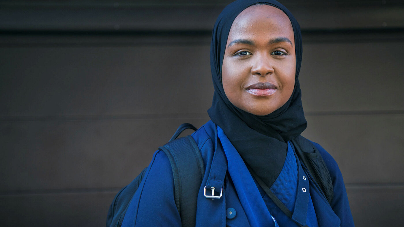 Fatumo Abdullahi Rage Fatumo Abdullahi Rage, hjemmesykepleier i Gamle Oslo