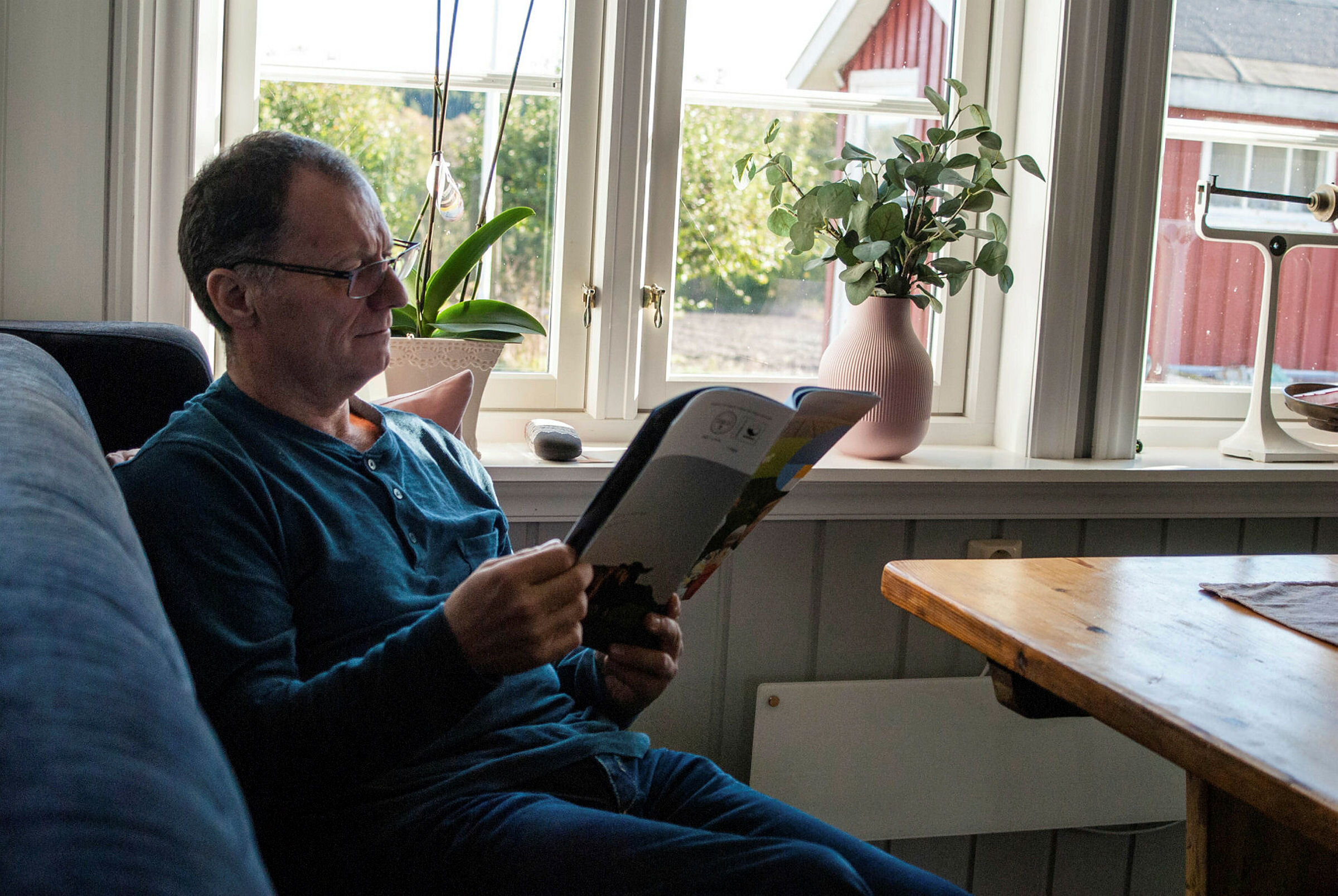 Sven Kaaven Andersen Reportasjefoto av Sven Kaaven Andersen, som har hatt to hjerneslag