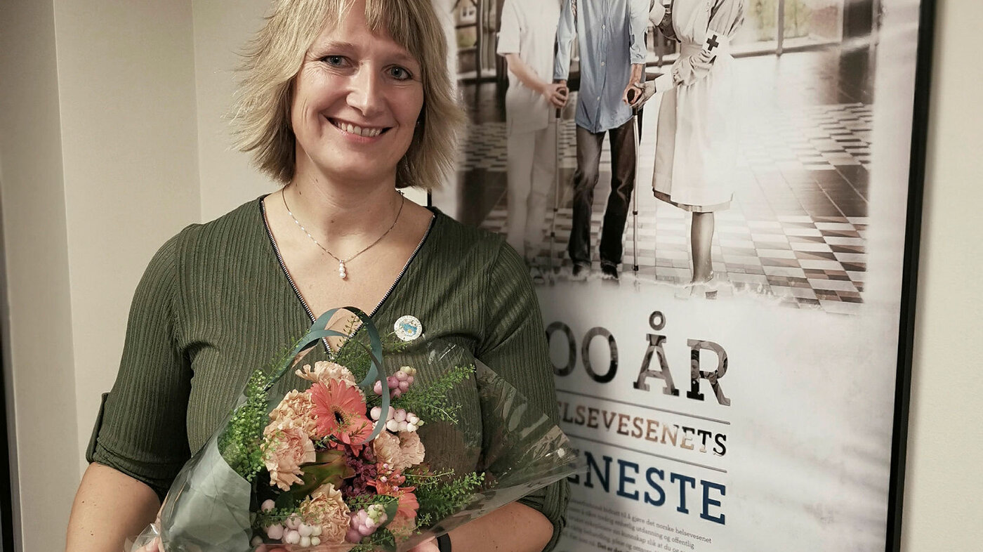 Bildet viser Lena Røsæg Olsen, fylkesleder for Norsk Sykepleierforbund i Troms og Finnmark.