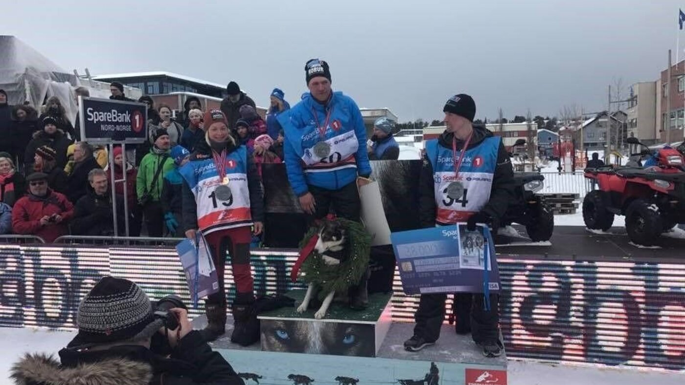 Birgitte på andreplass i Finnmarksløpet 2018
