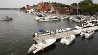 Marinaen i Tønsberg kommune. Sommerbilde