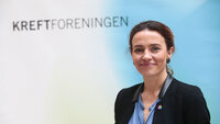 Bildet viser generalsekretæren i Kreftforeningen, Ingrid Stenstadvold Ross.