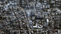 satelittbilde av sykehuset